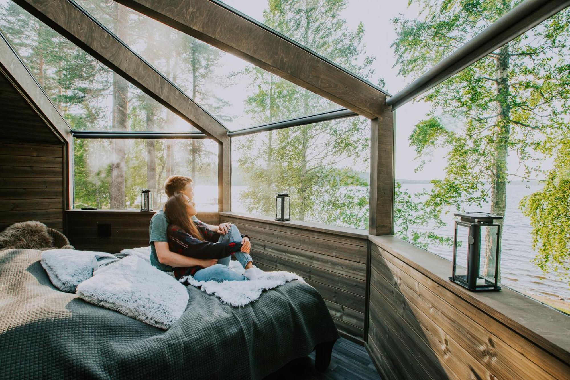 Revontuli Resort Glass Igloos Ханкасалми Экстерьер фото